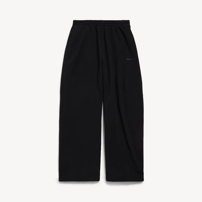 Pantal&oacute;n De Ch&aacute;ndal Barrel para Mujer en Negro - Mujer | Balenciaga Espa&ntilde;a ES - Image 2