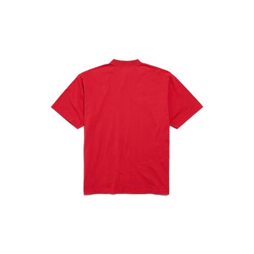 cursive t-shirt mittlere passform