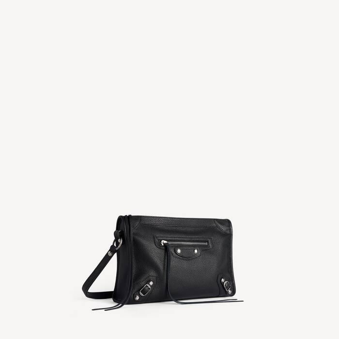 Pochette Triangle Le City Business pour Homme en Noir - Homme | Balenciaga France FR - Image 2