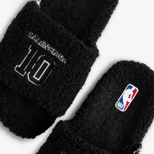 balenciaga | nba collaboration mule ouverte furry