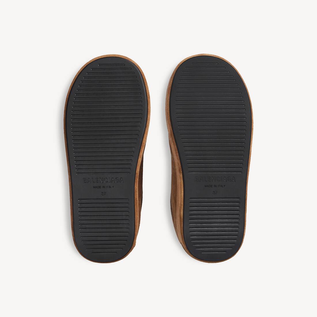 Mule &Agrave; Plateforme Alaska Soft pour Femme en Marron/blanc | Balenciaga France FR - Image 7