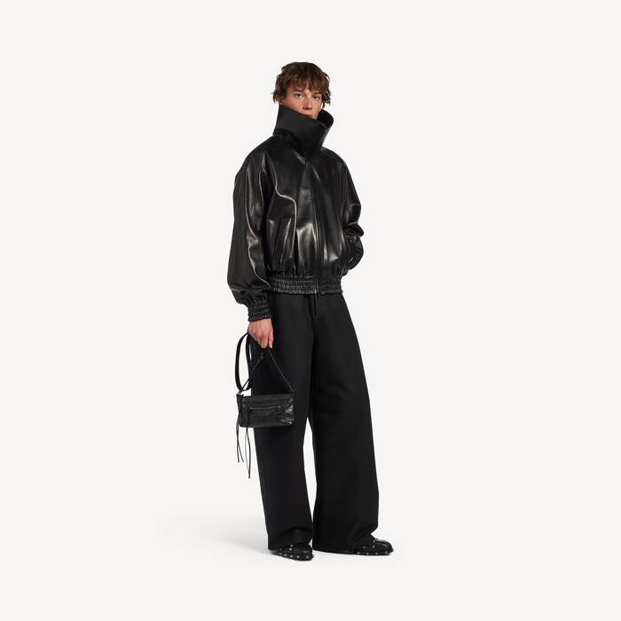 Men's Le City Phone Pouch in Black - Men | Balenciaga Canada EN - Image 3