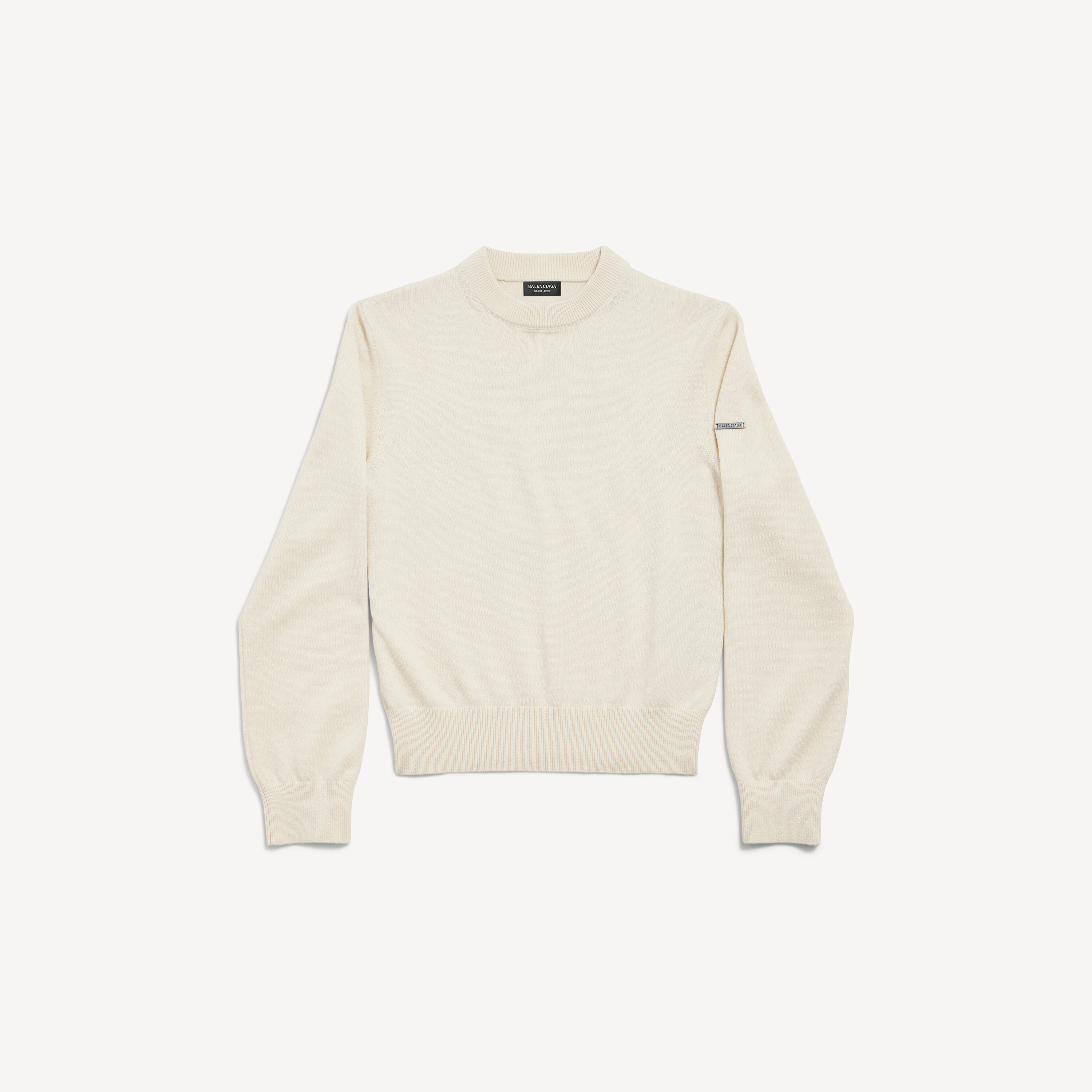 Women's Crewneck Sweater in Cream