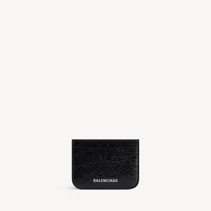 Men's Superbusy Card Holder in Black - Men | Balenciaga Italy EN - Image 1