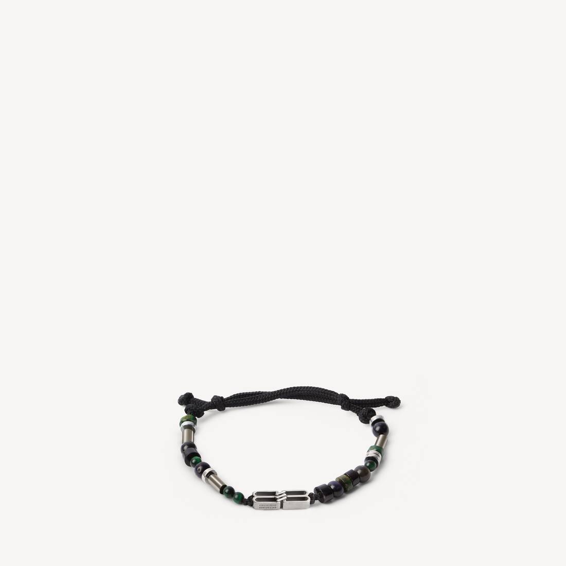 Men's Bb Icon Beads Bracelet in Emerald | Balenciaga Canada EN - Image 2