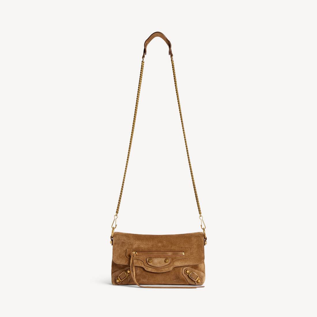 Le City Clutch Mit Kette f&uuml;r Damen in Camel | Balenciaga Deutschland DE - Image 5