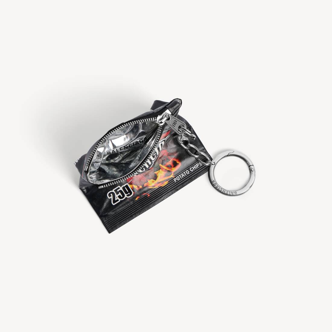 Charm/keychain Chips in Black | Balenciaga Spain EN - Image 3