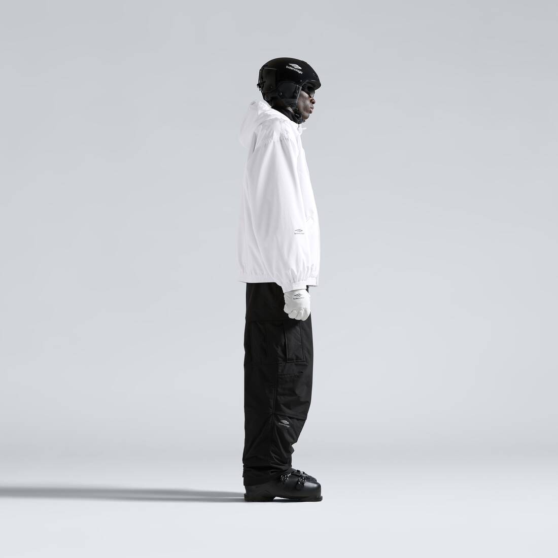 Men's 3b Sports Icon Ski Parka in White | Balenciaga Australia EN - Image 4