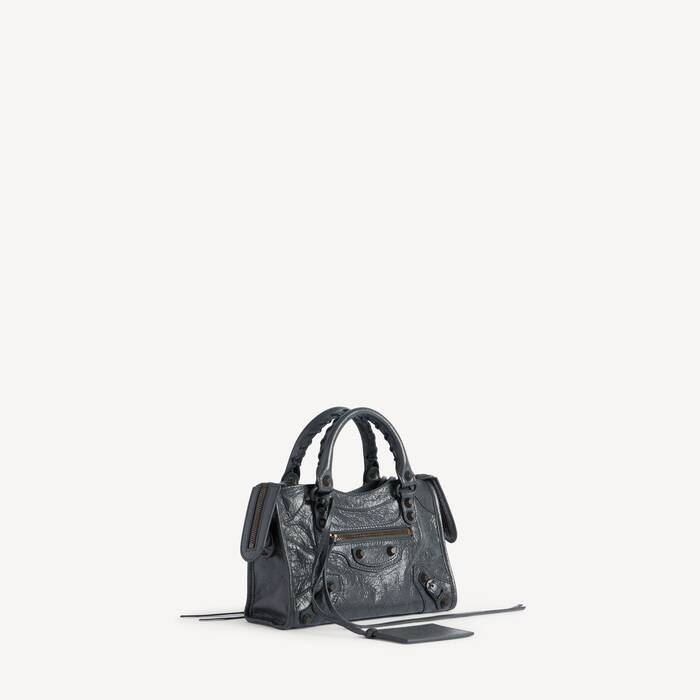 Borsa Le City Mini da Donna in Pietra Vulcanica - Donna | Balenciaga Italia IT - Image 2