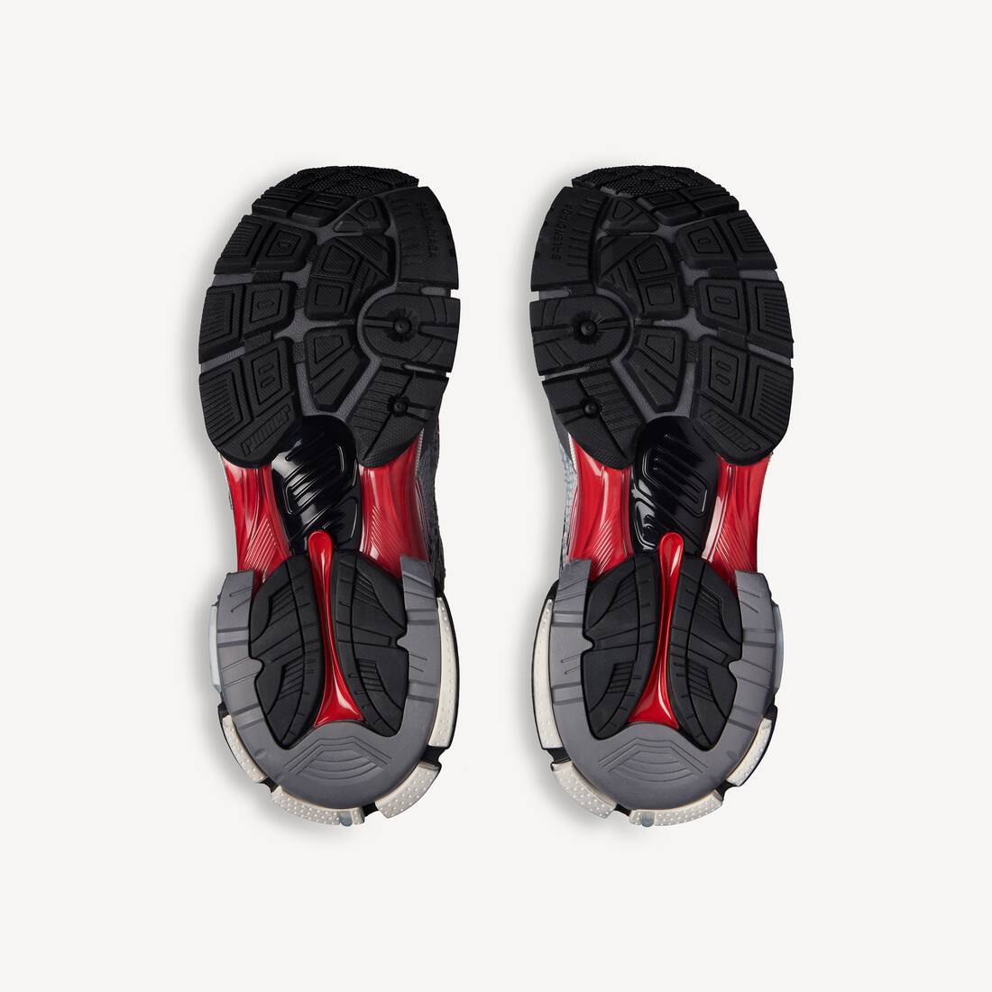 남성 러너 그래디언트 스니커즈 그레이/레드/블랙 | 발렌시아가 대한민국 KO - Image 5