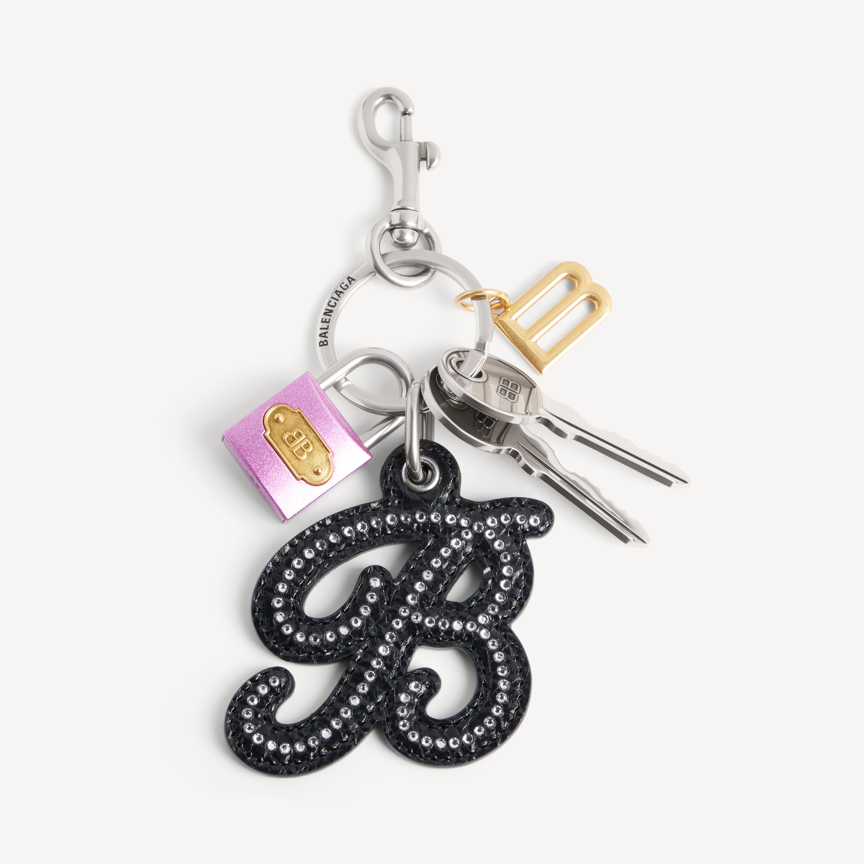 BALENCIAGA キーリング Charm/keyring qixi crystal b