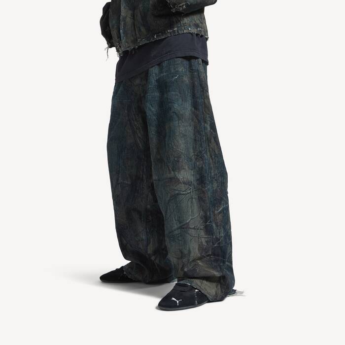 Men's Baggy Pants in Brown - Men | Balenciaga Australia EN - Image 3