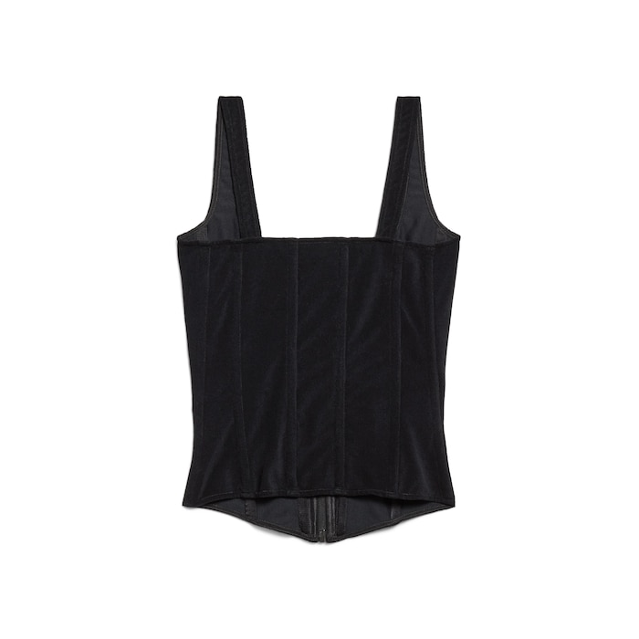 top elástico corset