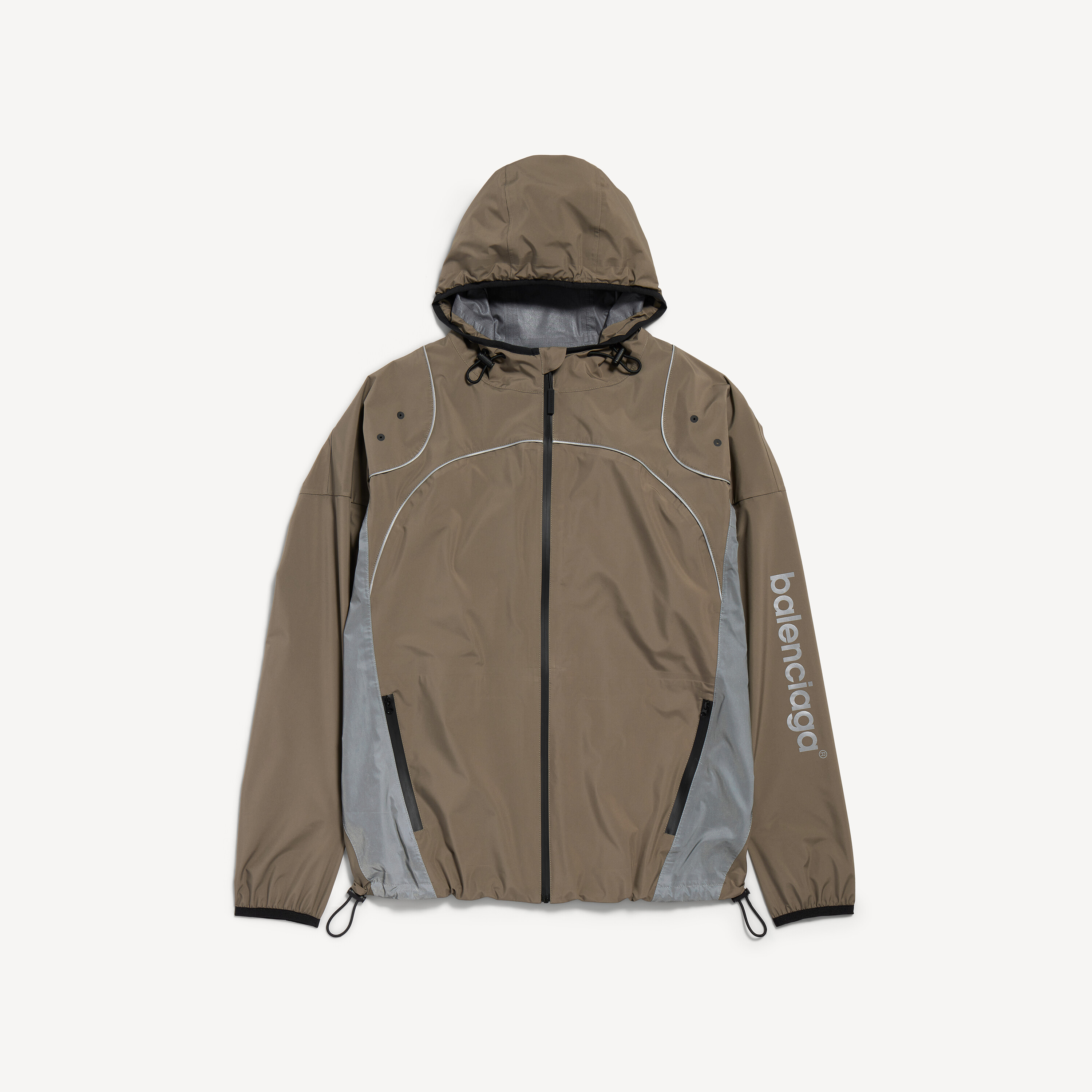 Techwear zip-up jacket