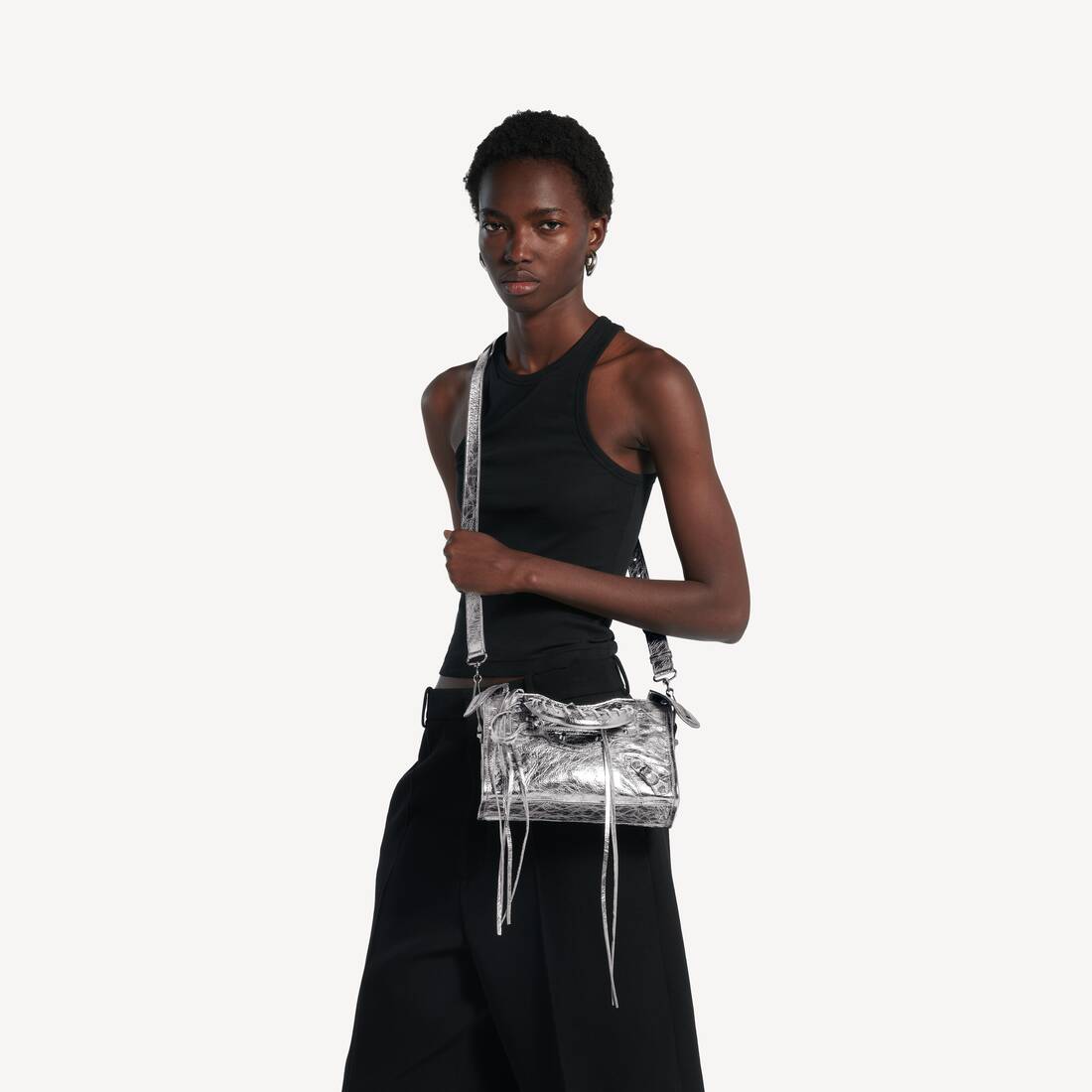 Le City迷你包 为 所有 在 银色 | Balenciaga 新加坡 ZH - Image 8