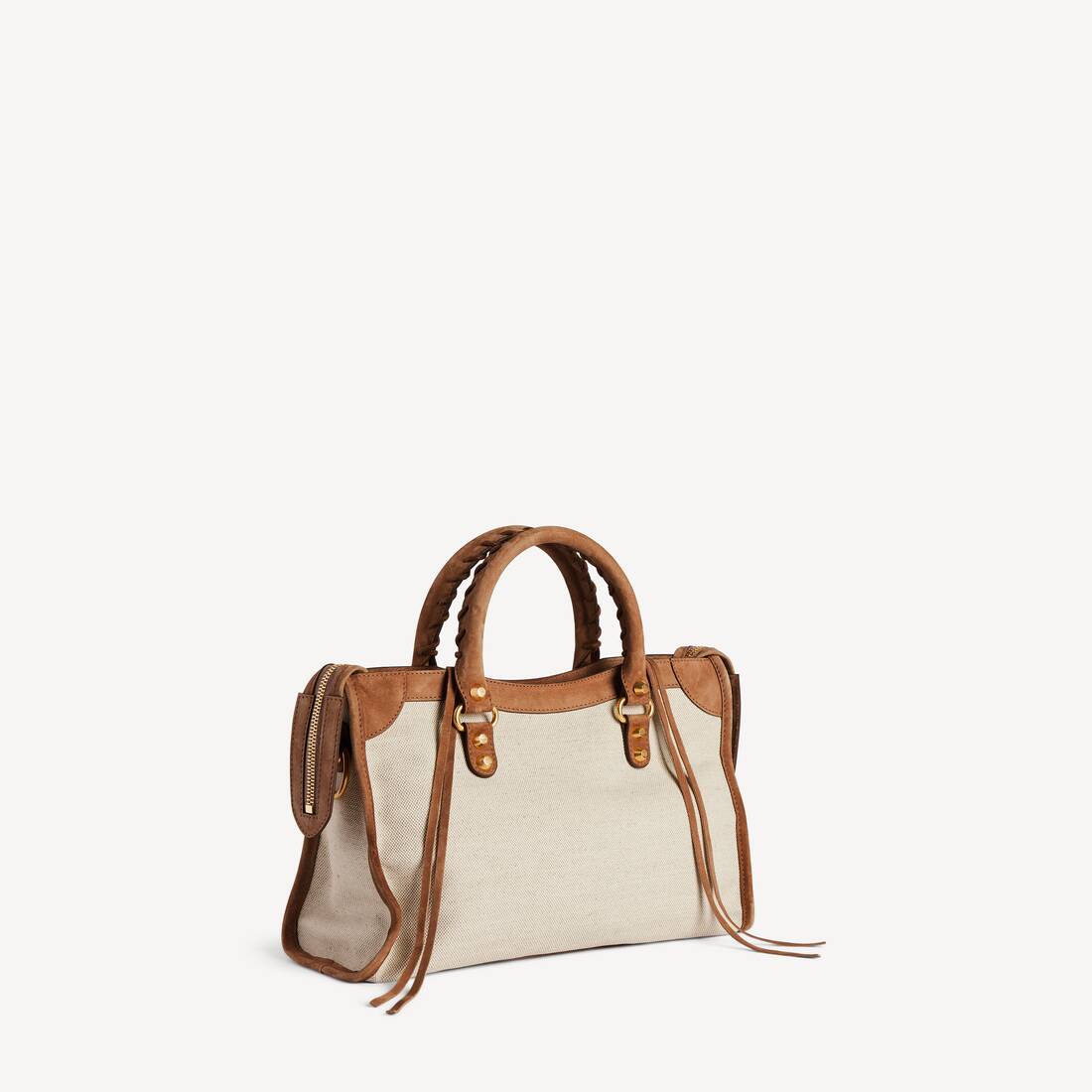 Bolso Le City Peque&ntilde;o para Mujer en Beige/c&aacute;mel | Balenciaga Espa&ntilde;a ES - Image 3