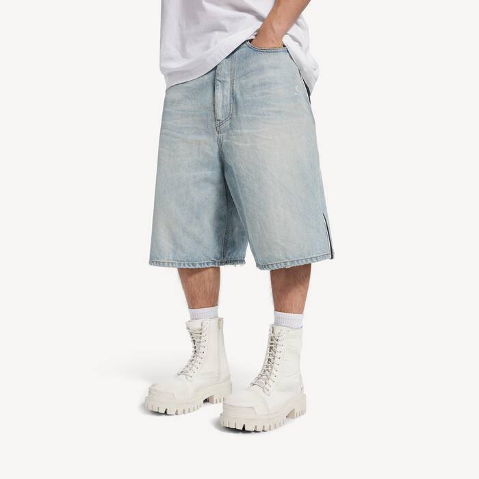 Men's Combat Strike Boot in White - Men | Balenciaga Hong Kong SAR EN - Image 2