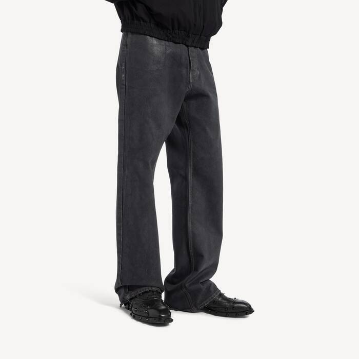 Men's Regular Fit Jeans in Vintage Black - Men | Balenciaga Australia EN - Image 3
