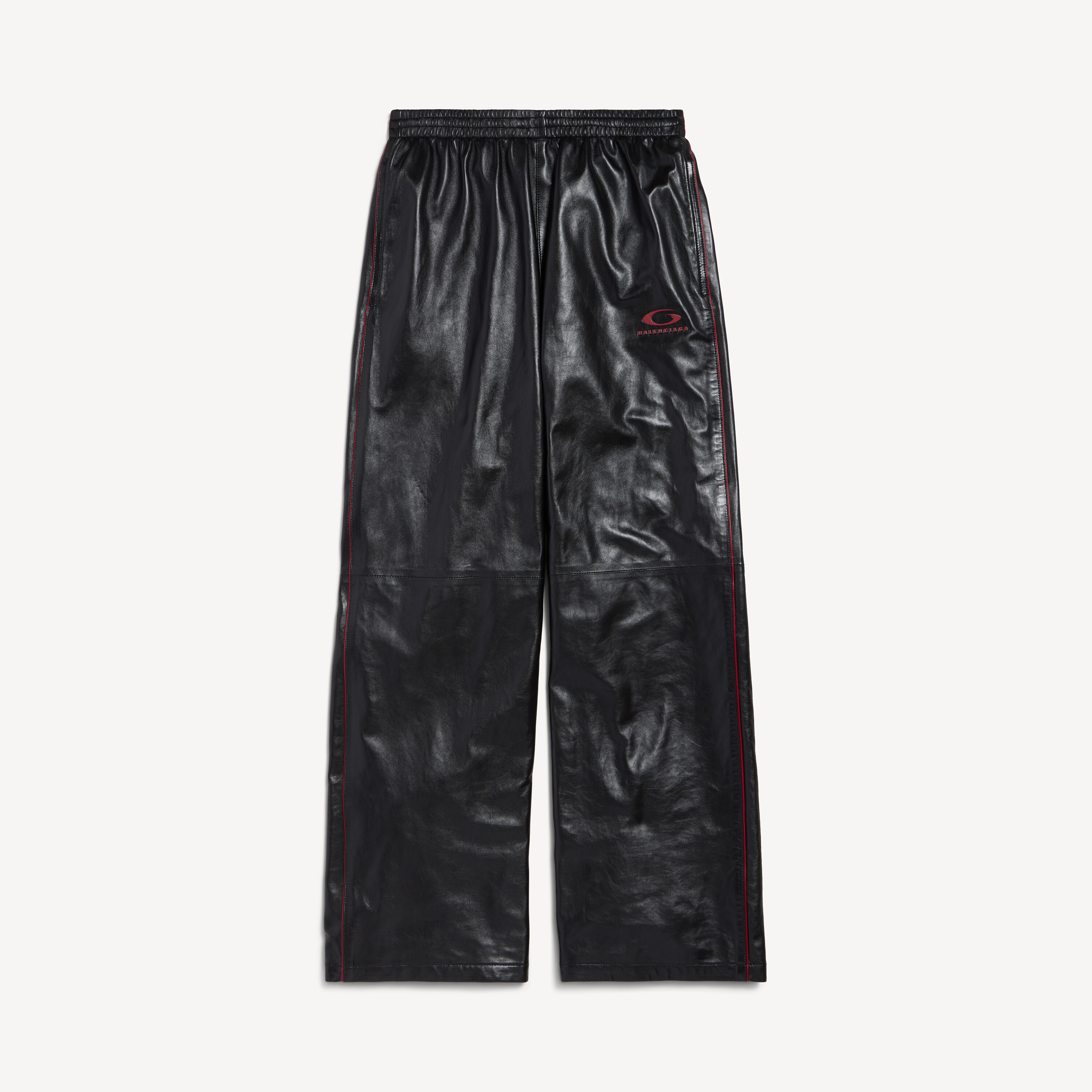 BALENCIAGA レザートラックパンツ トラックパンツ