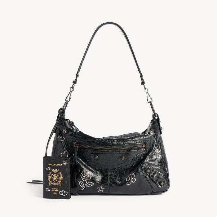 Porte-cl&eacute;s Porte-cartes Passport pour Homme en Noir - Homme | Balenciaga Belgique FR - Image 3