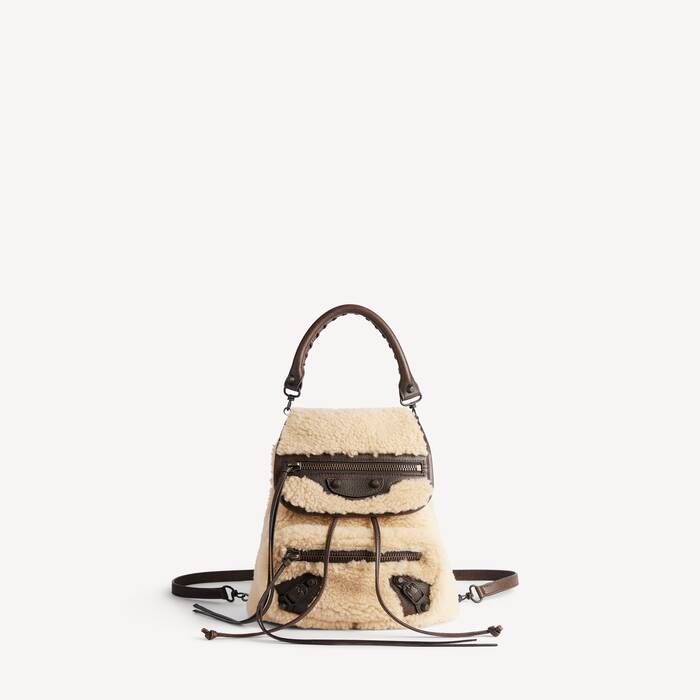 Minimochila Le City para Mujer en Beige - Mujer | Balenciaga Espa&ntilde;a ES - Image 1