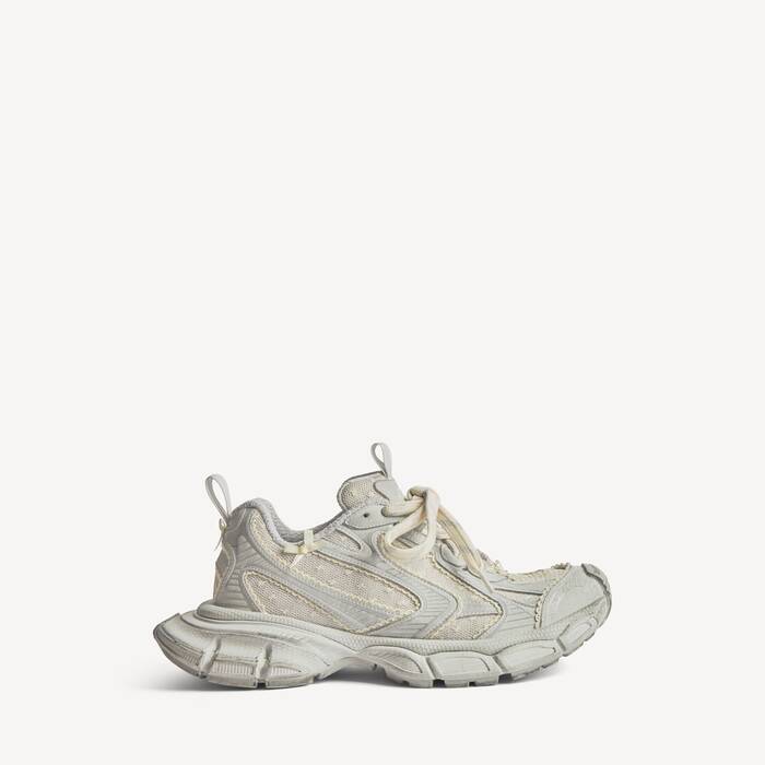 Women's 3xl Tulle Trainers in Grey/yellow - Women | Balenciaga United Kingdom EN - Image 1