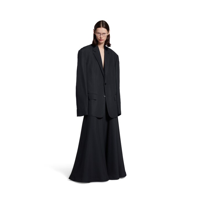 einreihige tailored oversized-jacket
