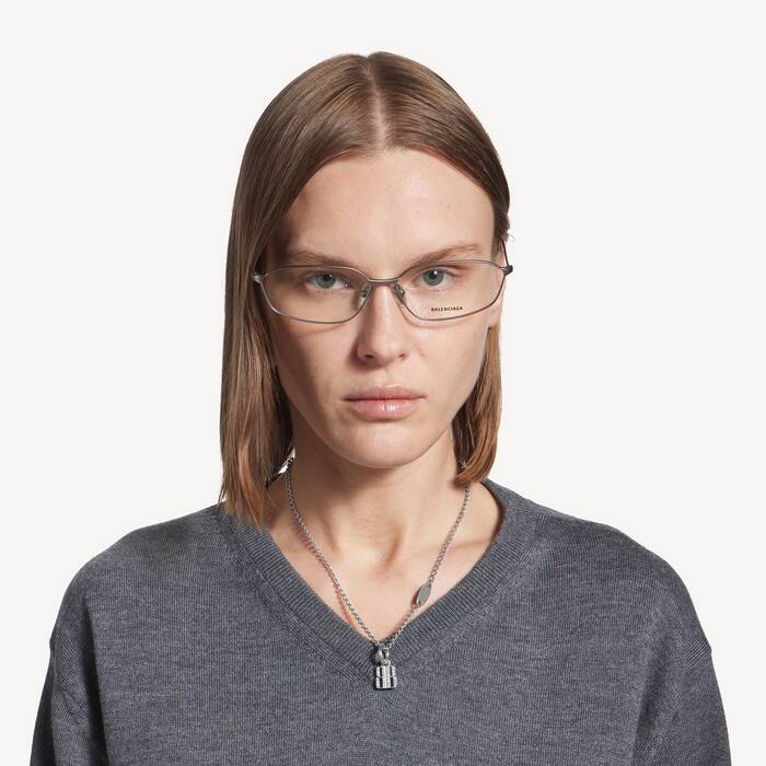 Collier Fin Nano pour Femme en Argent - Femme | Balenciaga France FR - Image 2