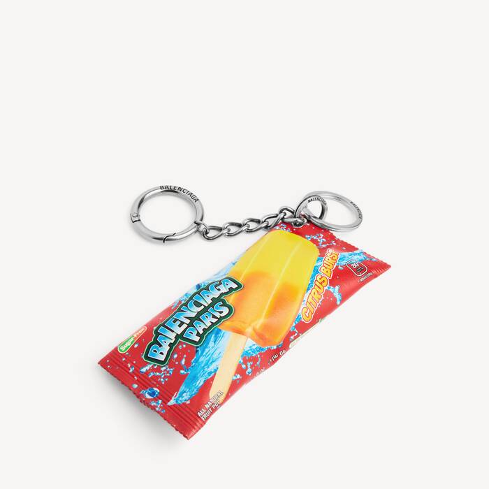 Men's Keychain/charm Snack Pouch in Red - Men | Balenciaga Slovakia (slovak Republic) EN - Image 2