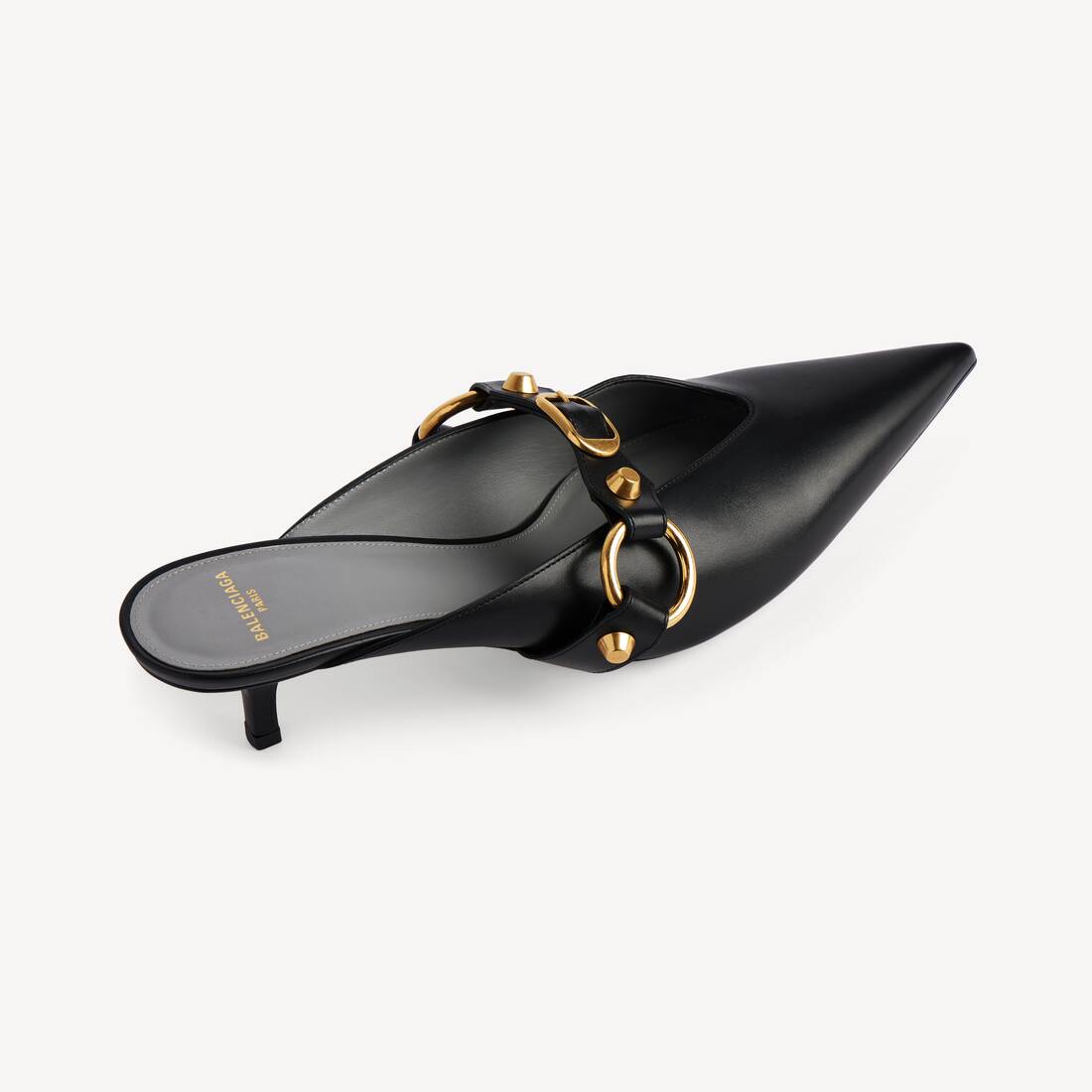Women's City Mule in Black | Balenciaga Denmark EN - Image 2