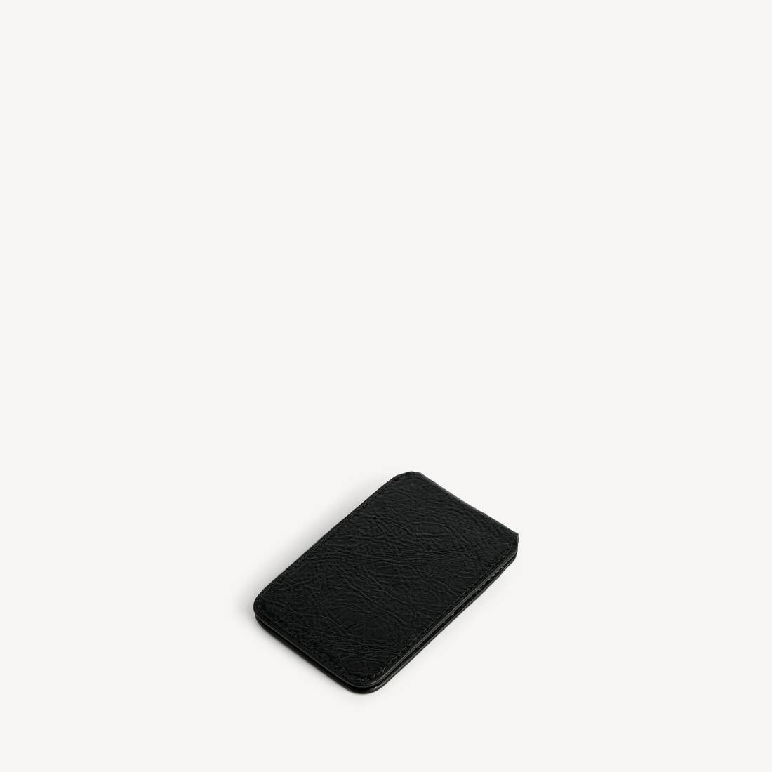 Men's Cash Magnet Card Holder With Stand in Black | Balenciaga Luxembourg EN - Image 3
