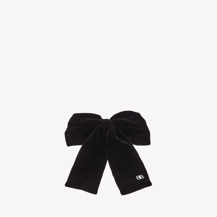 Women's Holli Xxl Hair Bow in Black - Women | Balenciaga United Kingdom EN - Image 1