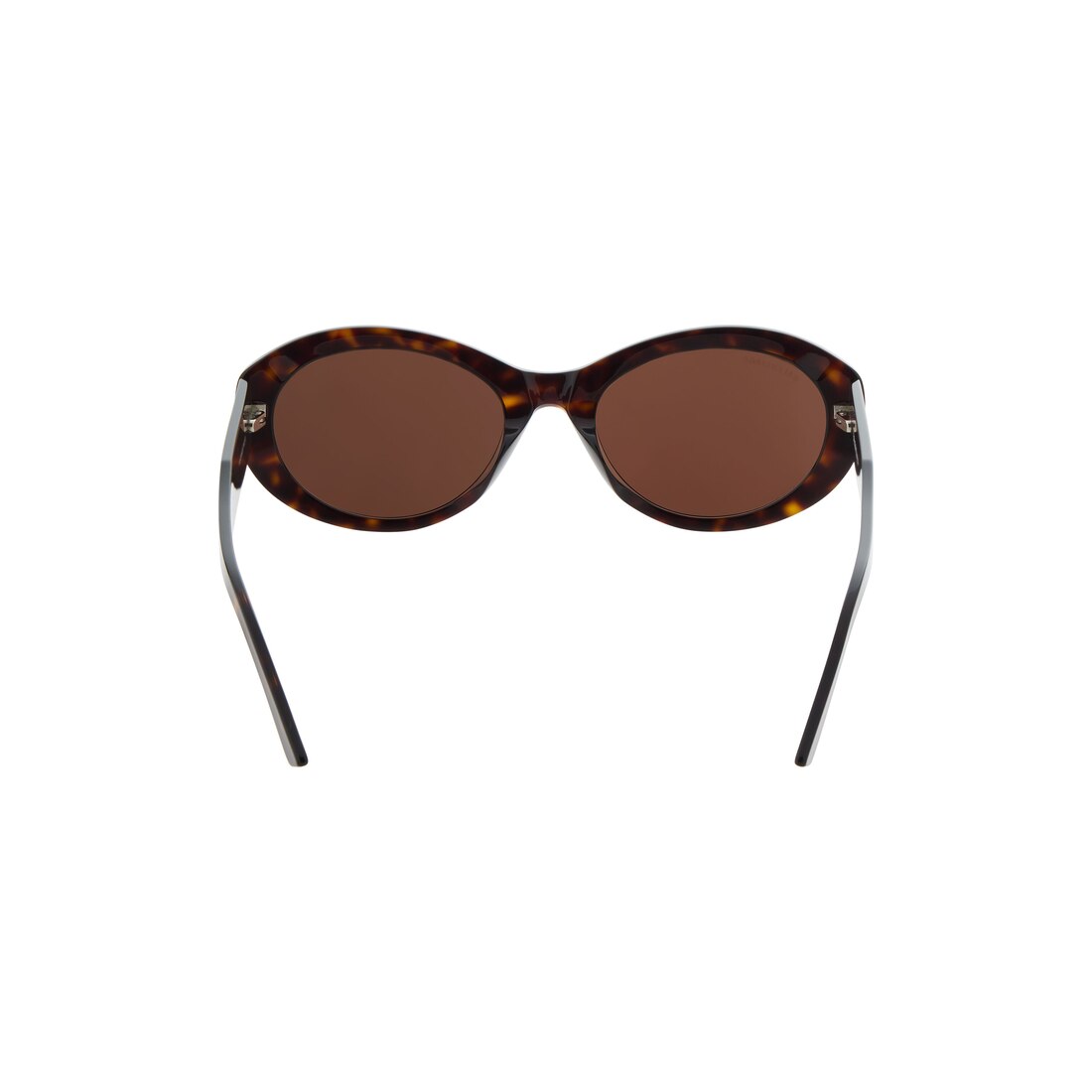 Flat Oval Sunglasses in Havana