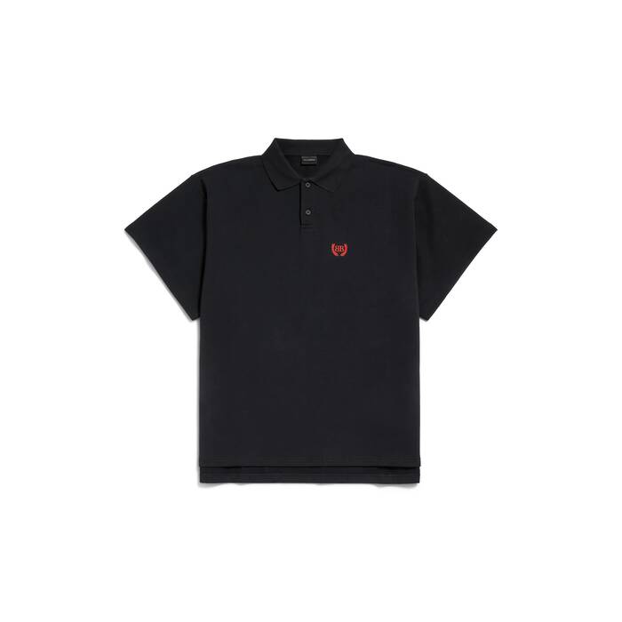 로렐 클래식 오버사이즈 쇼트 슬리브 폴로