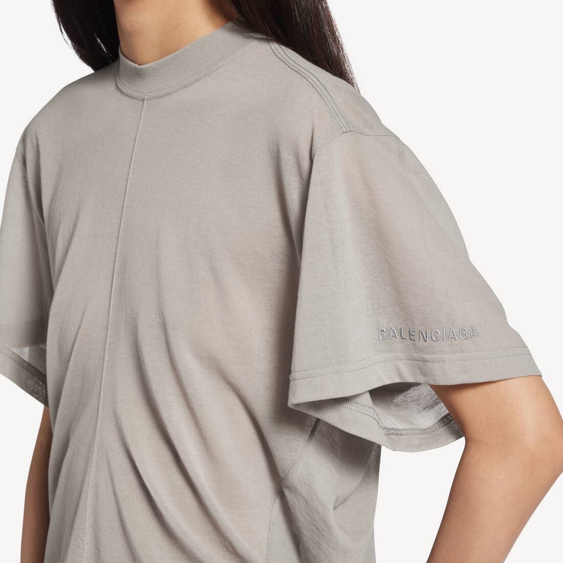 Women's Top in Grey | Balenciaga Belgium EN - Image 6
