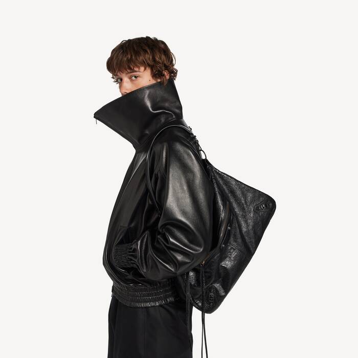 Le City Moto Tasche Gro&szlig; f&uuml;r Herren in Schwarz - Herren | Balenciaga Schweiz DE - Image 2