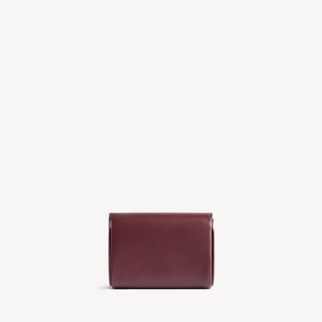 Women's Rodeo Card Holder With Flap in Dark Burgundy | Balenciaga Italy EN - Image 2