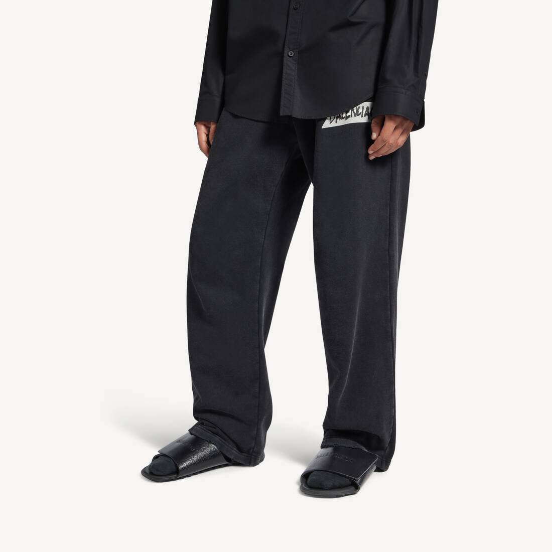 Sabot Portofino da Uomo in Nero | Balenciaga Italia IT - Image 8