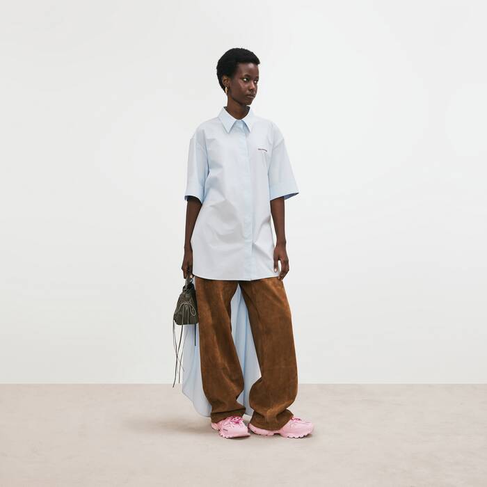 Zapatillas Con Cordones Track Trail para Mujer en Rosa - Mujer | Balenciaga Espa&ntilde;a ES - Image 2