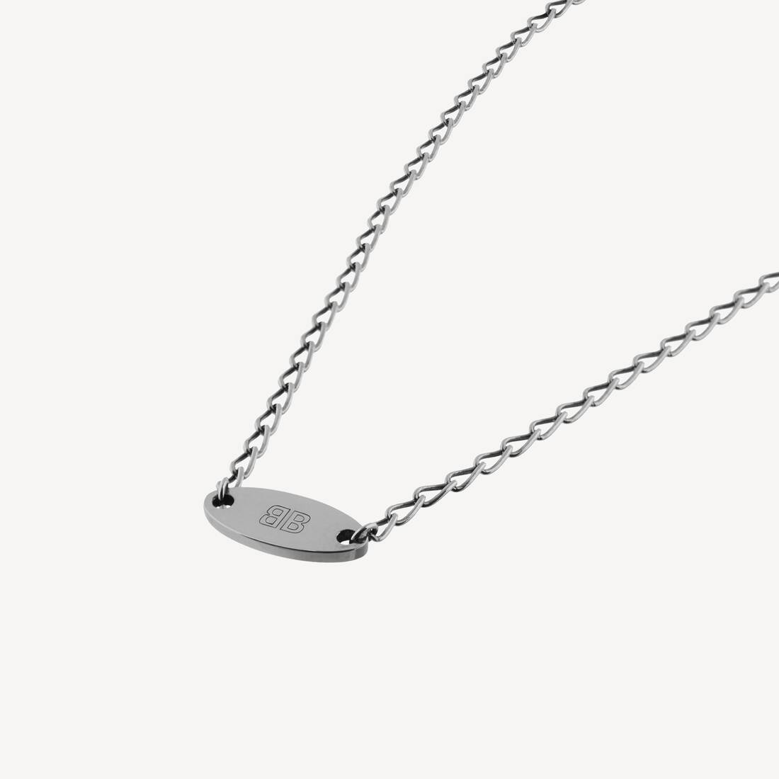 Everyday Necklace in Antique Silver | Balenciaga Japan EN - Image 3