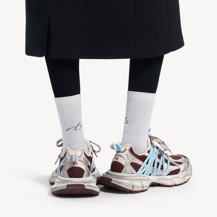 Women's 3xl Interlace Sneaker in Brown/beige/blue - Women | Balenciaga Netherlands EN - Image 3