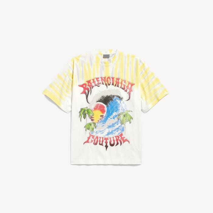 extreme tie dye t-shirt mittlere passform