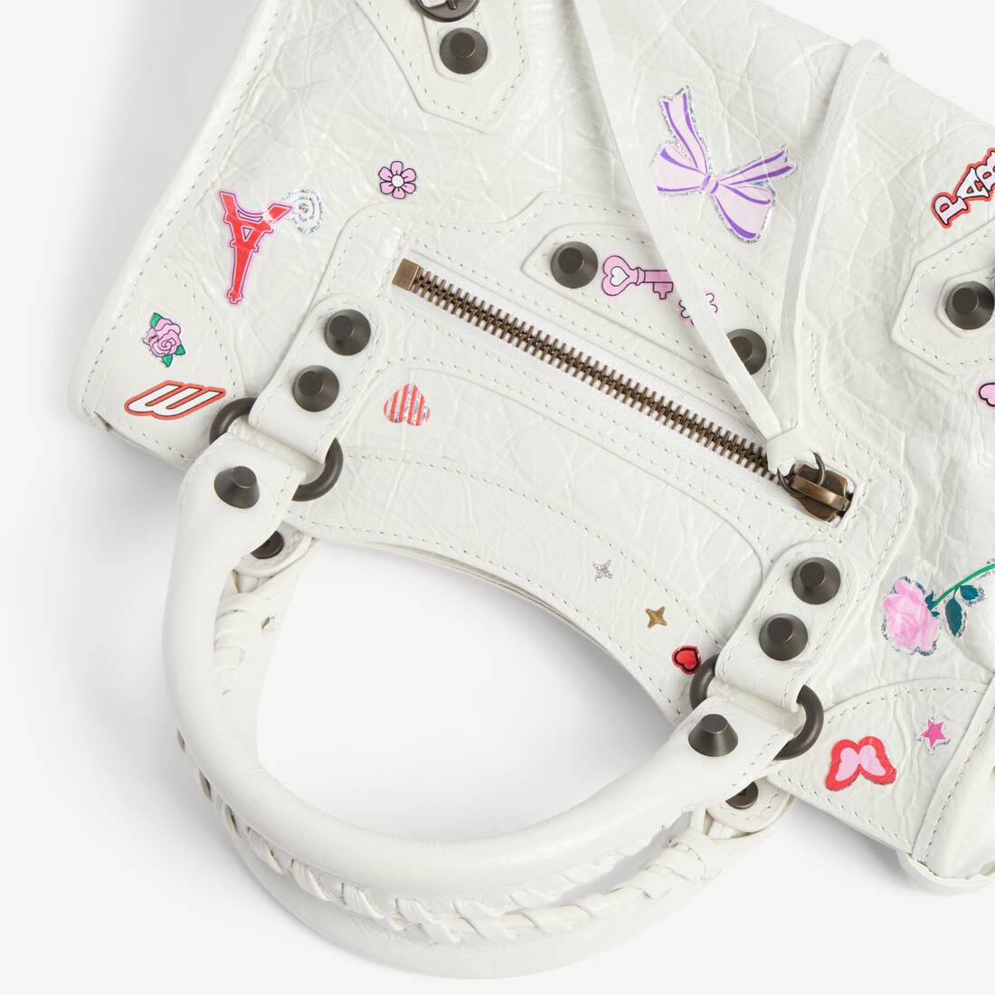 Women's Le City Bag Mini in White/multicolor | Balenciaga Romania EN - Image 6