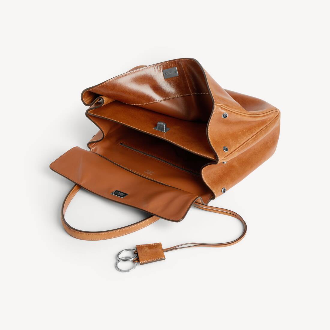 Women's Rodeo Handbag Medium in Tan Cowboy | Balenciaga Portugal EN - Image 5