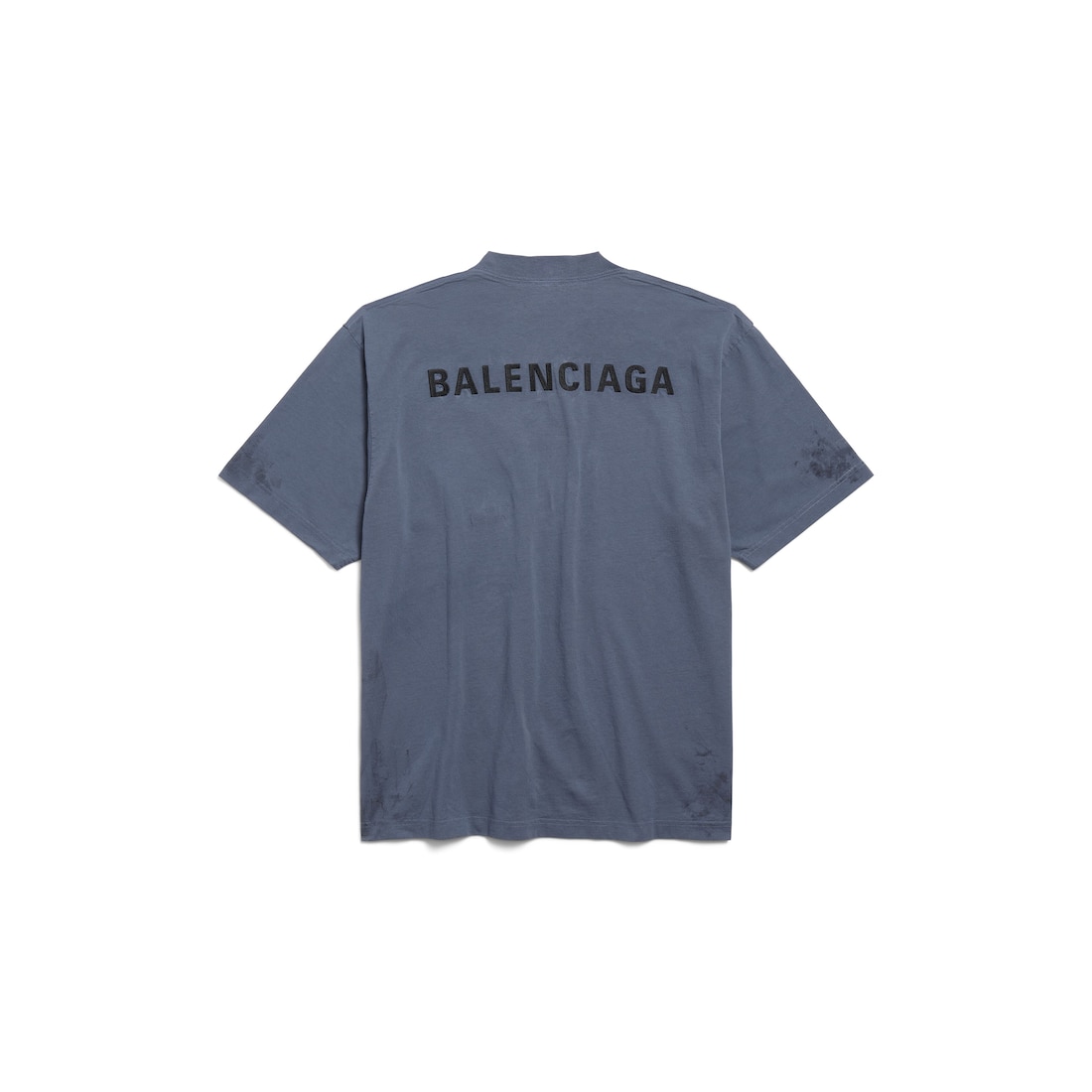 BALENCIAGATシャツ Men's Balenciaga Back T-shirt Medium Fit in Faded Dark Blue