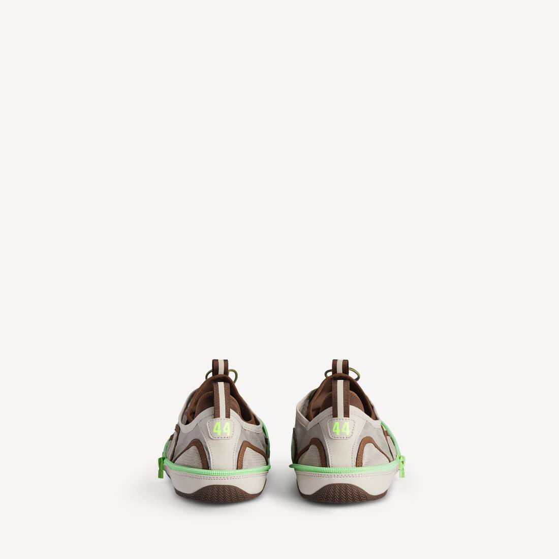 Men's Pocket Sneaker in Beige/neon Green | Balenciaga Canada EN - Image 3