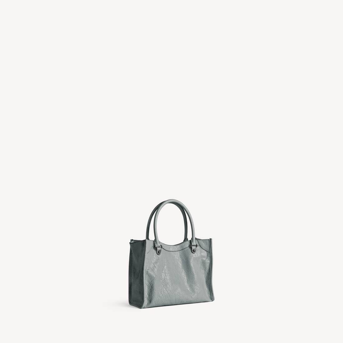 Women's Le City Tote Bag Mini in Blue Grey | Balenciaga United Kingdom EN - Image 3