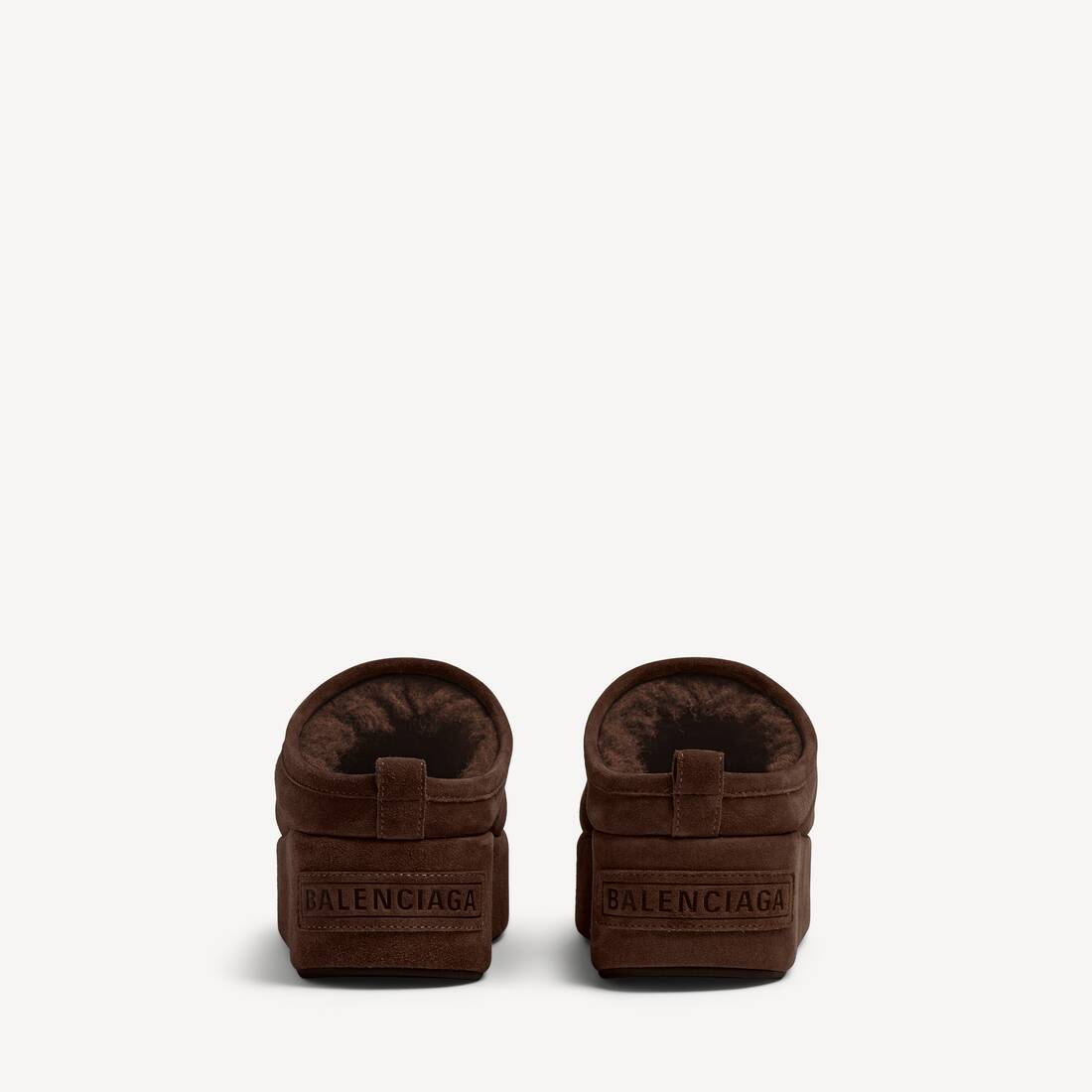 Women's Alaska Soft Platform Mule in Light Espresso | Balenciaga United States EN - Image 5