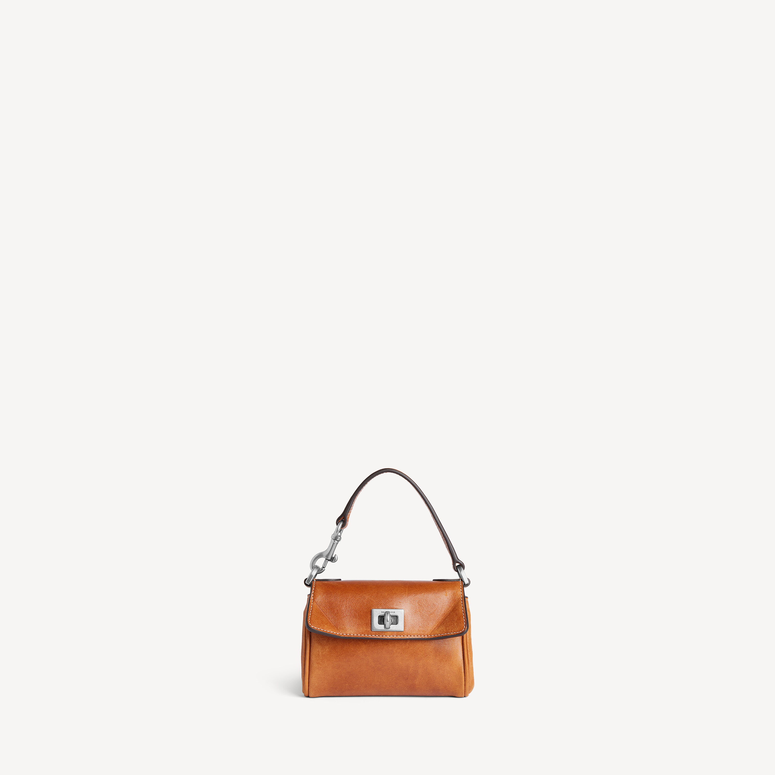 Women's Rodeo Micro Bag Charm in Tan Cowboy
