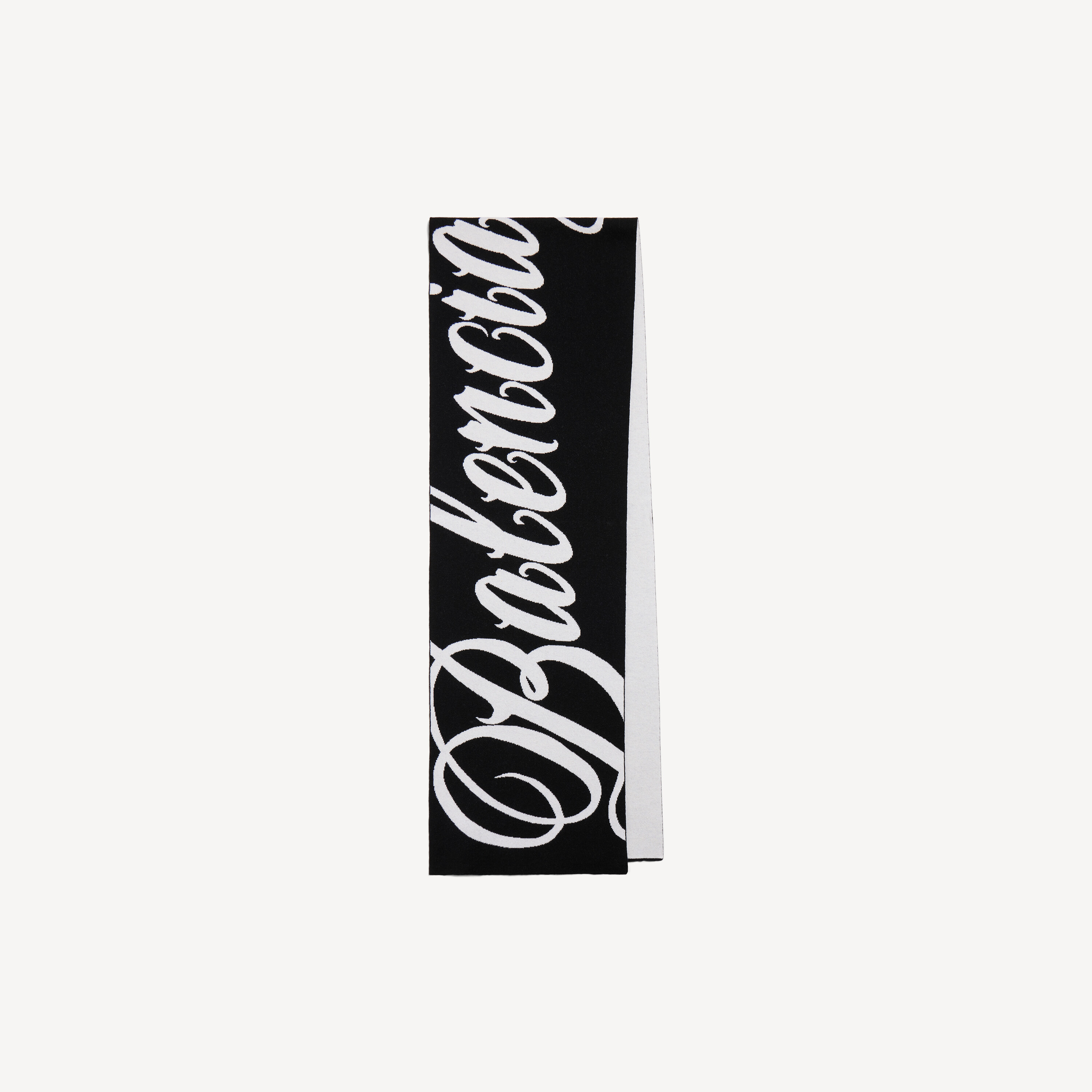 Men's Big B Scarf in Black/white | Balenciaga JP